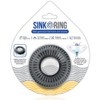 SINKRING The Ultimate Bathroom Sink Drain Protector Hair Catcher/Strainer/Snare (Charcoal