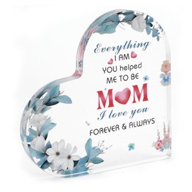 Heartfelt Acrylic Plaque, A Wonderful Gift for Your Child to Celebrate Love and Joy on Her Birthday, Or as a Keepsake of a Baby's Birth, Mom and Daughters Gifts