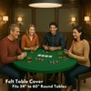 Feltectors Felt Card Game Table Cover for Playing Cards Poker,