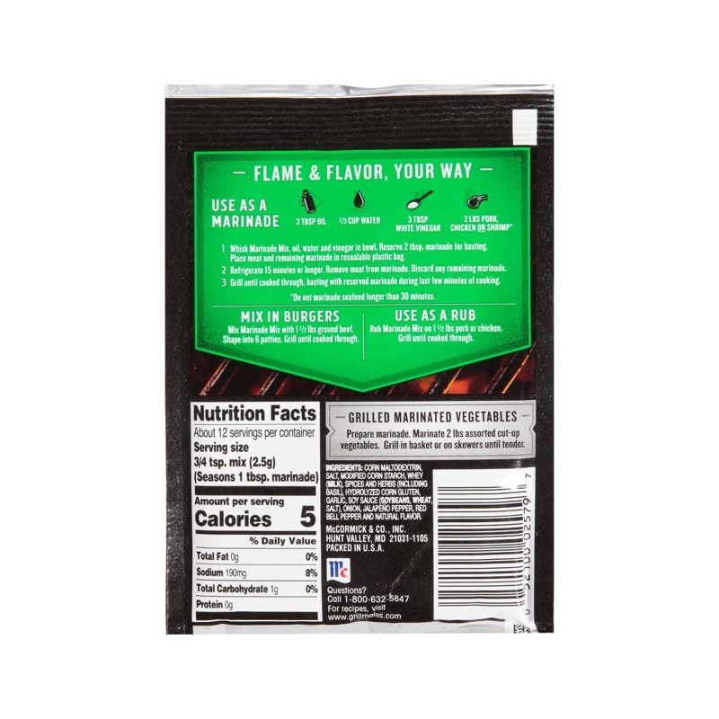 McCormick Grill Mates Zesty Herb Marinade (6 Pack)