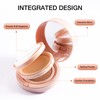 GEUUFEA Air Cushion Foundation, 2 In 1 Pressed Powder, Natural