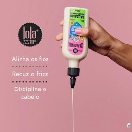 Lola Lola From Rio - Xapadinha - Leave-In Styling Balm For Straight ot Straightnened Hair, Thermal Protection, Anti-Frizz Effect, Aligment, and Softnes 6.76 Fl Oz