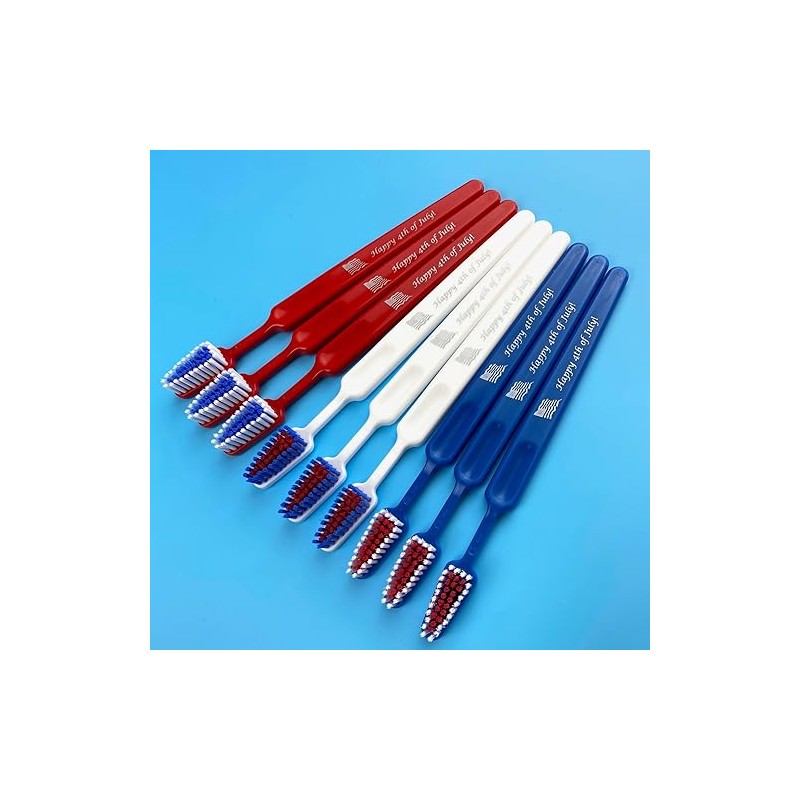Tess Oral Health Happy 4th of July toothbrushes - 12