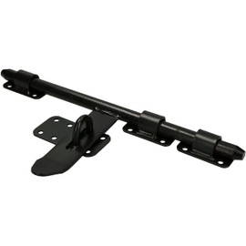 KOTARBAU® Door Bolt Bolt Garage Door Bolt Push Bolt 340 mm Black