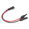Solar Panel Cables Connectors SAE Adapter 10AWG 0.35m Solar Power