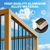 HTWAVE 51 Pack 26" Deck Balusters, Aluminum Balusters for Deck