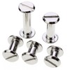 HSeaMall 100 Set Chicago Screws Binding Screws 5 Sizes Round