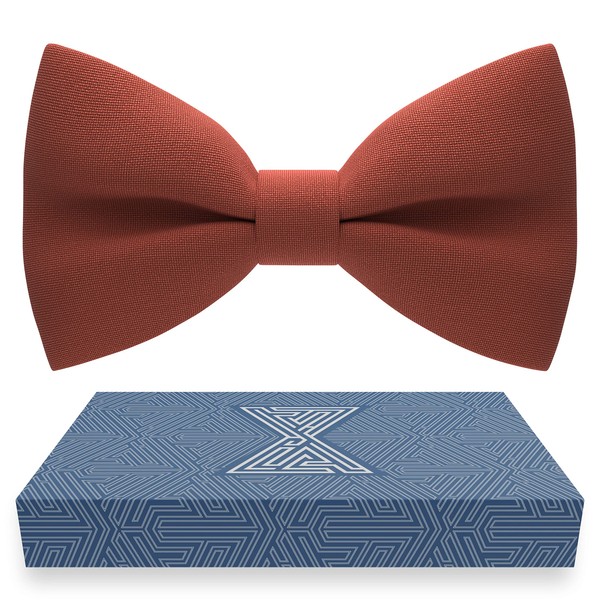 Bow Tie House Men's Classic Pre-Tied Bow Tie Formal Solid
