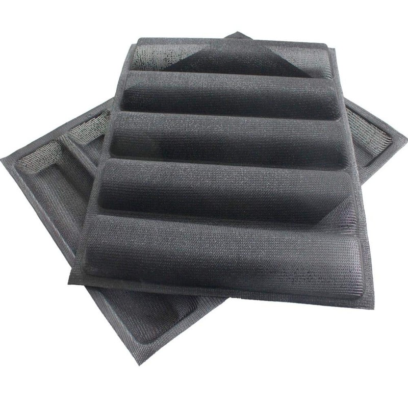FETESUR Silicone Perforated Baking Forms Sandwich Mold French Baguette Bread