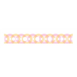 Raymay Fujii HAR521P Decona Reinforcement Lace Tape A5 Pink Personal Organizer Refill