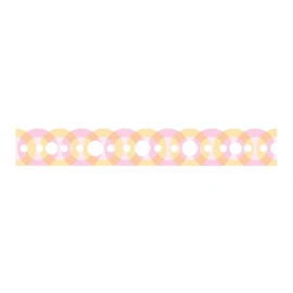 Raymay Fujii HAR521P Decona Reinforcement Lace Tape A5 Pink Personal Organizer Refill