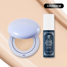 too cool for school [2EA] Air Fit Cushion (Main Product/Refill) + Makeup Fixer (Cross) (+Pouch/Mask Pack) / [2EA] 에어 핏 쿠션 (본품/리필) + 메이크업 픽서 (교차) (+파우치/마스크팩)