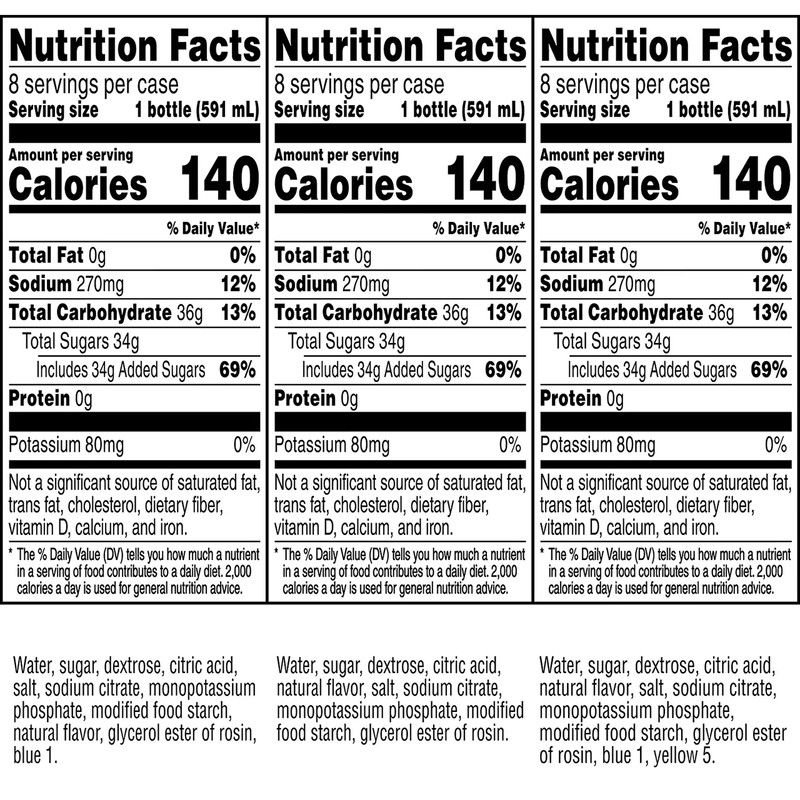 Gatorade Sports Drinks Frost Variety Pack (20 fl. oz. bottles,