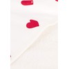 Petit Bateau Baby A0BNM Carre Bain, White/Red, One Size