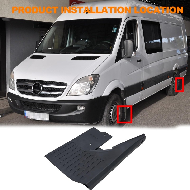 WXQP Sprinter Mud Flaps Splash Guard Front or Rear Left