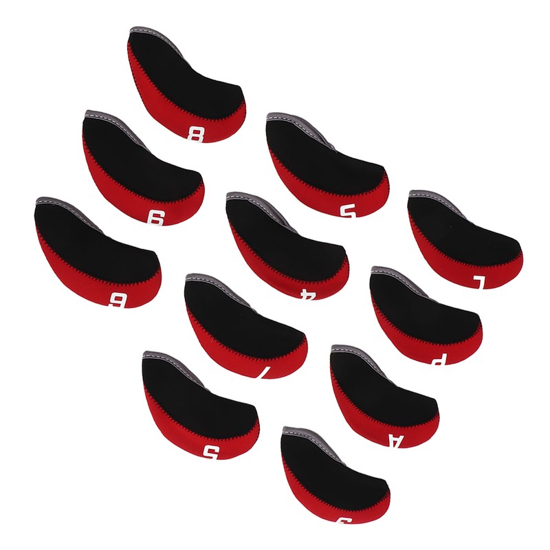11PCS Golf Club Headcover Set Neoprene Numbered Golf Club Head