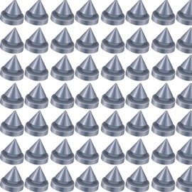 100 Pcs Rubber Door Silencer, Metal Door Stop Silencers, Hinge Outlet Door Silencer 1/2 Inch Diameter for Metal Door Metal Frame