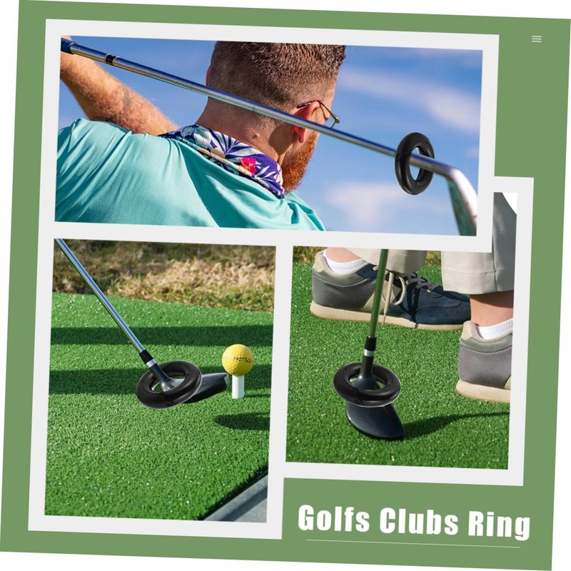 NOLITOY 2pcs Golf Weighted Swing Rings Golf Training Aid Tool