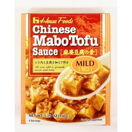 House Foods Chinese Mabo Tofu Sauce, Mild, 5.29 oz, Pack of 2