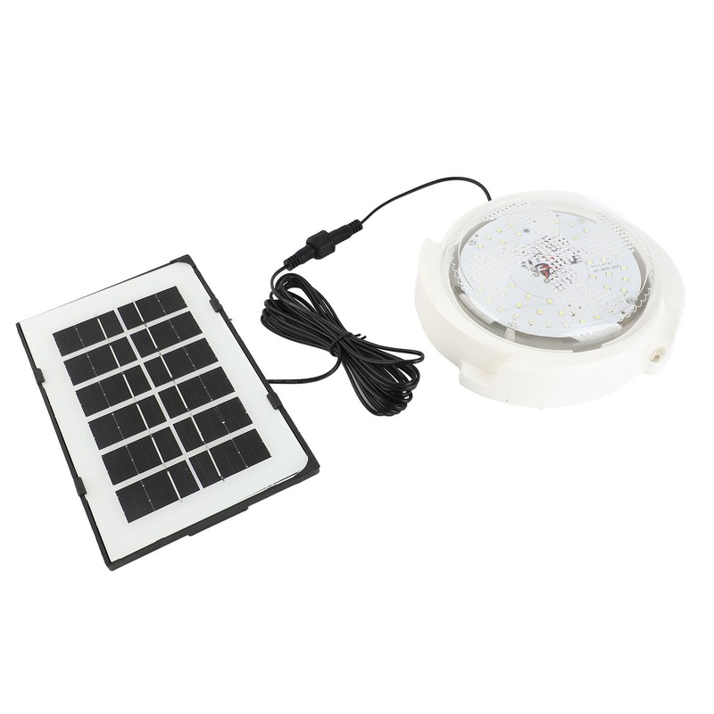 Solar Ceiling Light High Brightness 50LED Timing Solar Shed Lamp