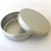 DIY Container Aluminium Round Reusable Container with Lid - 100ml