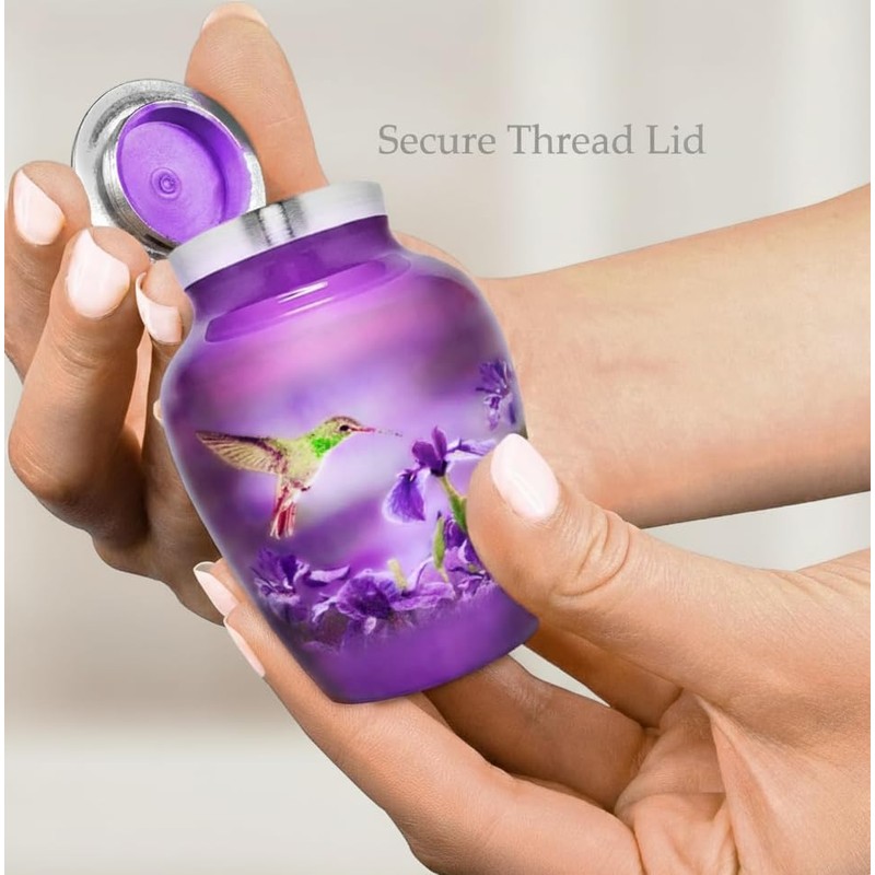 Trupoint Memorials Small Urns for Human Ashes Keepsake, Decorative Mini