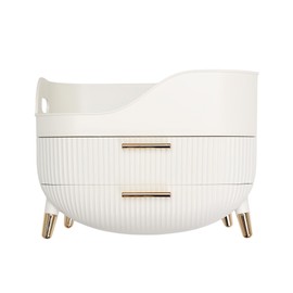 VG VISIONGOOD Makeup Organiser Storage Drawers, Cosmetic Organisers,Skincare Organiser Beauty Caddy Storage Box for Dresser & Bathroom