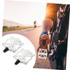 Kisangel Mountain Bike Pedals Anti-Slip Platform Bicycles Flat Pedals 14mm