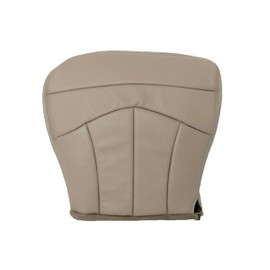 2000 2001 2002 2003 Ford F150 Super Cab Lariat Leather Seat Cover Replacement, Leather Seat Cover for Ford F150 (Driver Bottom, Medium Parchment Tan)