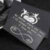 Jstud Engraved Wallet Inserts Card for Husband Boyfriend Birthday Gifts
