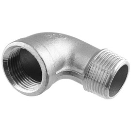 Bonsicoky 304 Stainless Steel 90 Degree Elbow, 3/4" NPT Male x 3/4" NPT Female Street Pipe Fittings