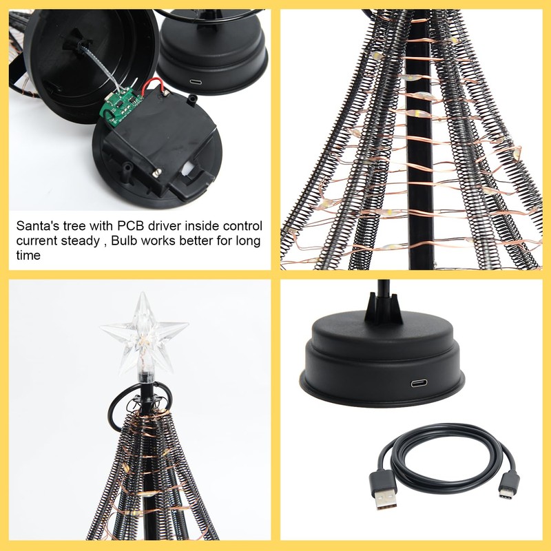 HONESTY New Mini USB Christmas Tree - Perfect Decoration for