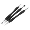 Fyearfly 3-Piece Leather Carving Tools, Leather Craft Leather Carving Tool,