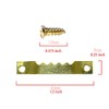 MINGZE 40mm Picture Hangers, 50 Pack Sawtooth Picture Frame Hanging