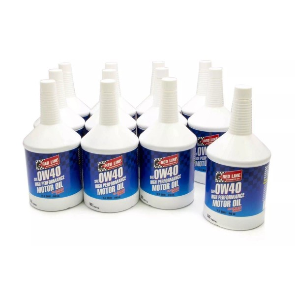 Red Line 11104 0W40 Motor Oil - 12 Pack