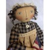 Handmade PATTERN, Sewing, Americana, primitive doll, 20 in., Dumplinragamuf