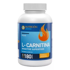 NUTRICION 2000 L-carnitina En Polvo Pro 180g Formula Avanzad Nutricion 2000 Sabor Natural