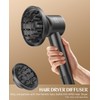 FanttikSolo H101 Hair Dryer Diffuser, Compatible with SonicDry H10 APEX