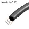 HOOWDAMY Lubricant Hose Rubber Water Hose Tube, Black, Inner Diameter