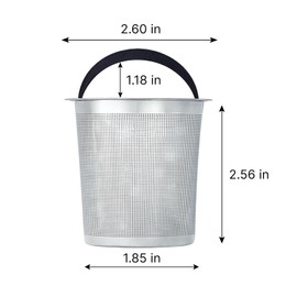 ORNA Tea Infuser for Loose Leaf Tea – Extra Fine Mesh Tea Strainer for Loose Tea – Stainless Steel Tea Steeper with Heat Proof Handle for 18.6 Oz ORNA Tea Pot