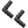 Safety 3 SMKS-27 Main Hose Elbow, 2 Pieces, Corner Relay