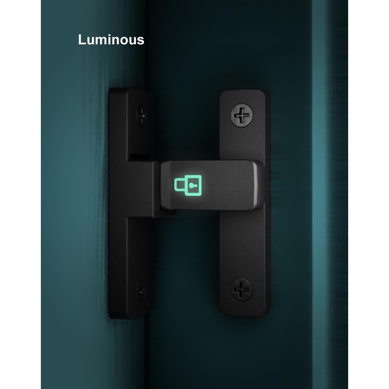 ETEKJOY Heavy-Duty Flip Latch Lock 90/180 Degree Sliding/Swinging Door Lock