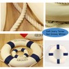 MorroMorn Lifebuoy Wall Hanging Decor - Welcome Aboard Mediterranean Style
