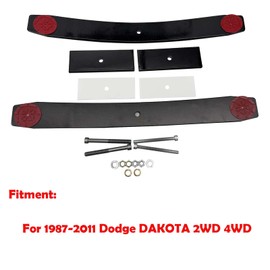 BST BSSP 1.5"-2" Rear Add A Leaf Lift Kit for 1987-2011 Dodge Dakota 2WD 4WD，Leaf Spring Leaf Pack Suspension Leveling Lift Kit