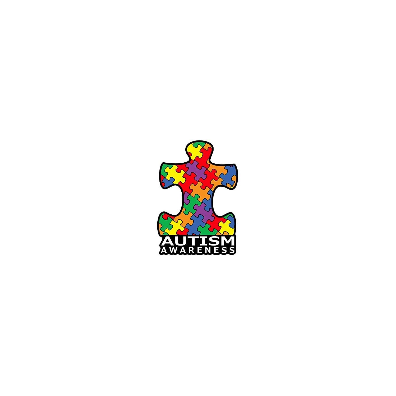 WSQ Autism Awareness Puzzle Piece Decal Sticker Premium Quality Vinyl ...
