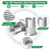 Rivet Nut, 215PCS 6 Sizes - M3 M4 M5 M6