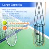 BSTSLL Tennis Ball Hopper Basket Pickleball Picker Upper Tennis Ball