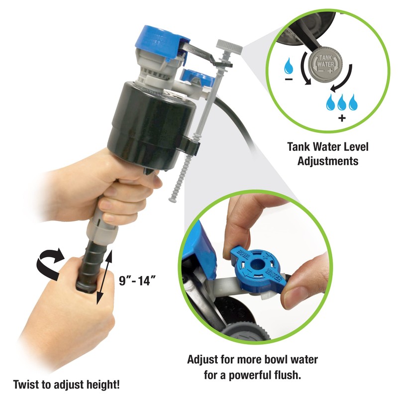 Fluidmaster K-400H-043-T4 Super Kit 2 in, or 3 Flapper and