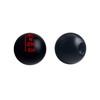 DEWHEL Transfer Case Shift Knob Aluminum NP205 7/16"-20 Black w/Red