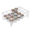 Baoswi 30 Coffee Pod Holder Acrylic, 2 Tiers Design, Clear